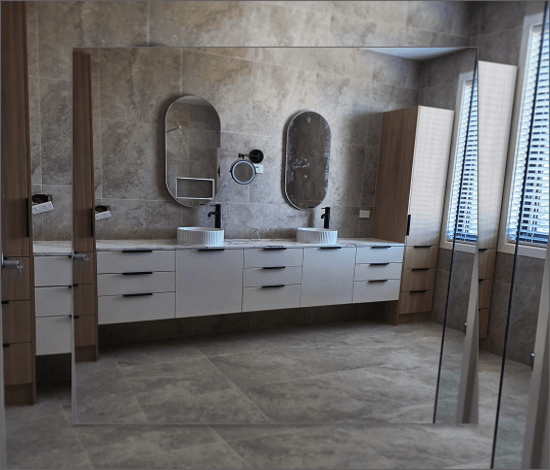 unique bathroom tiling